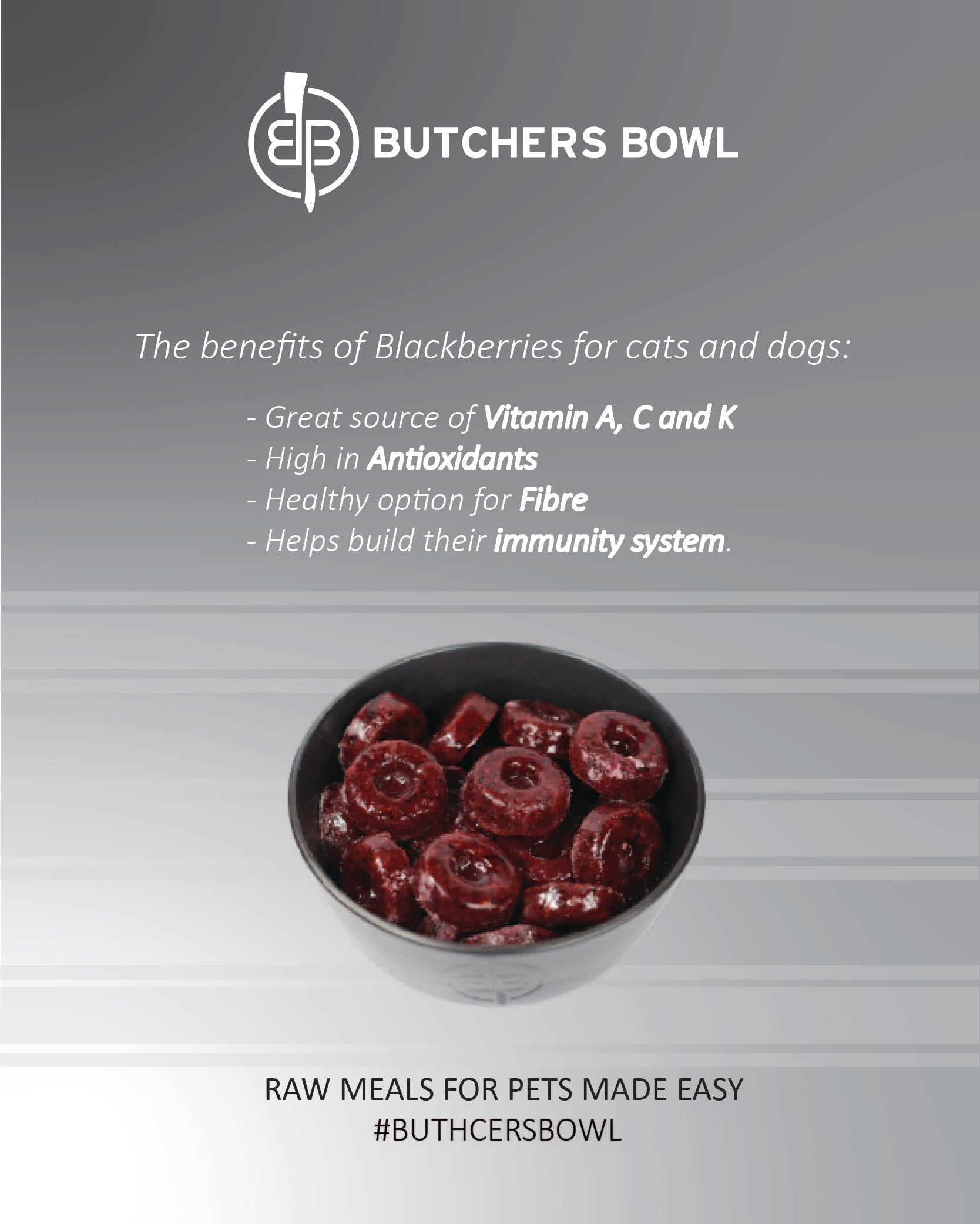 Blackberry benefits for cats and dogs Butchers Bowl