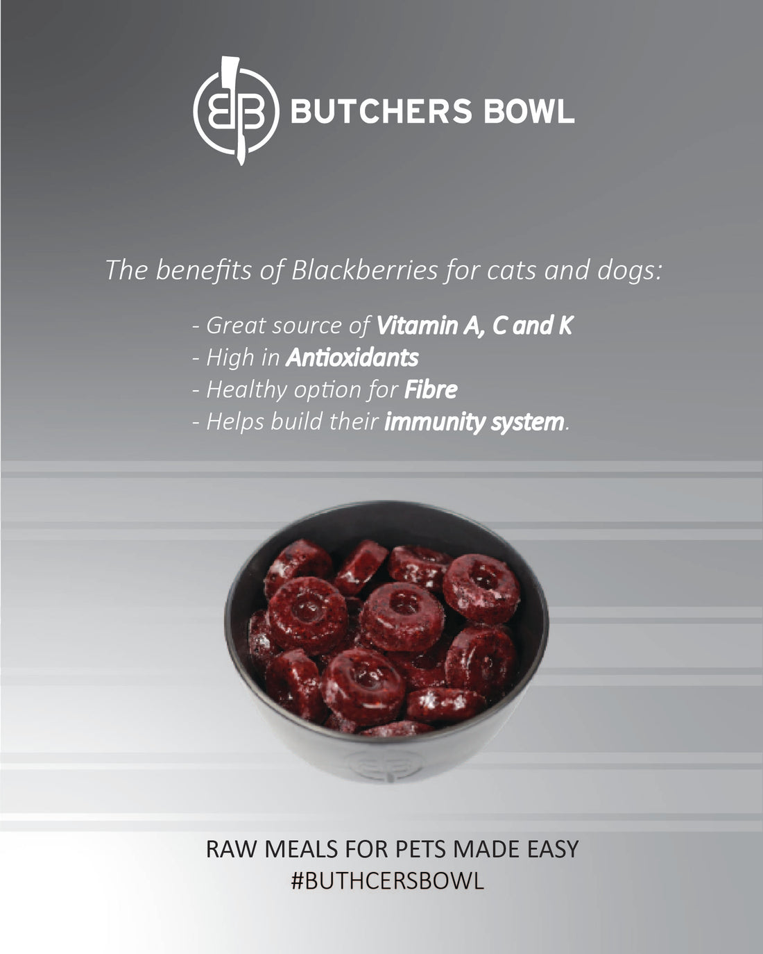 Blackberry benefits for cats and dogs