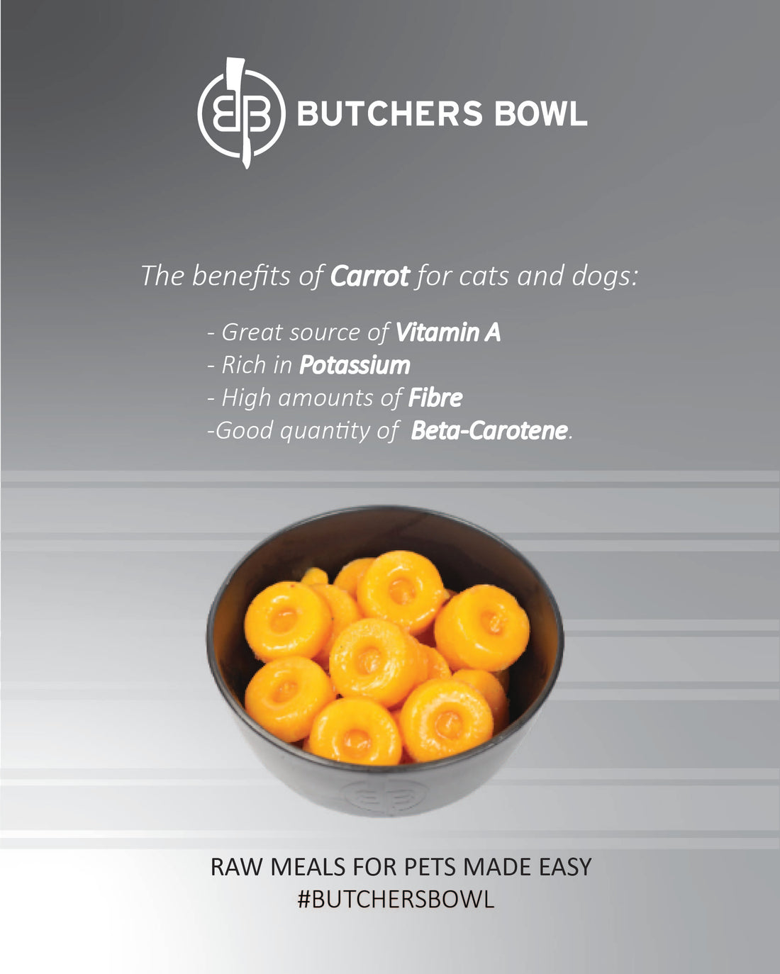 Carrot and the benefits for Cats and Dogs