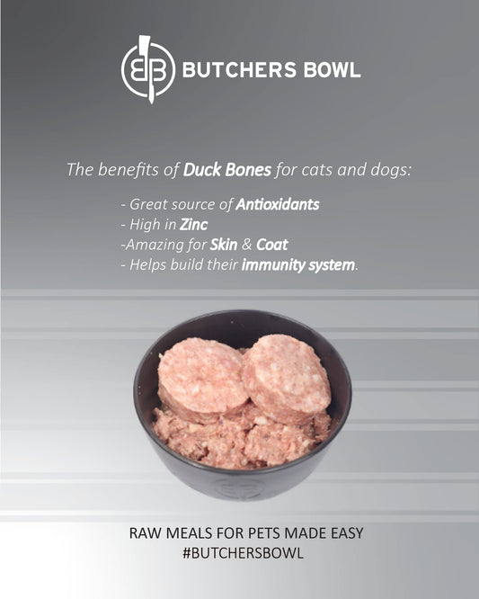 Duck Bone and the benefits for Cats and Dogs